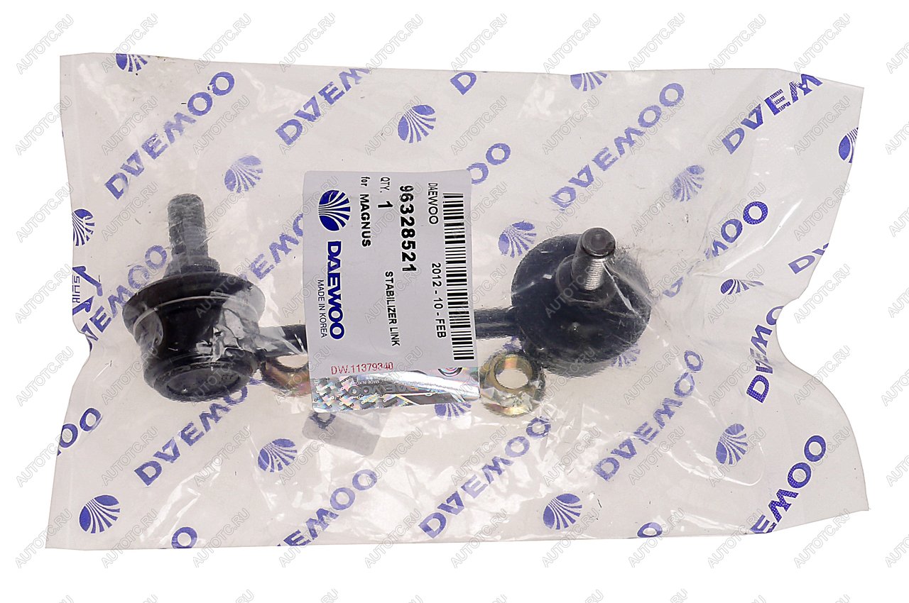 288 р. Стойка стабилизатора CHEVROLET Aveo (05-) переднего DAEWOO DAEWOO 96328521  с доставкой в г. Керчь