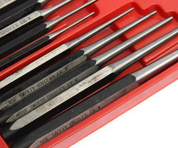 4 499 р. Набор зубил и выколоток 16 предметов в кейсе JTC JTC TOOLS CO., LTD jtc-7113  с доставкой в г. Керчь. Увеличить фотографию 4