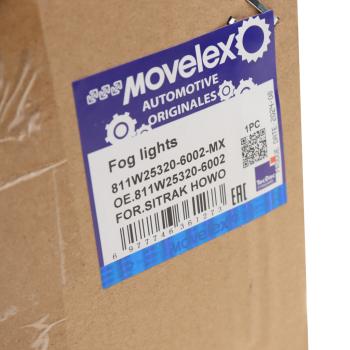 3 169 р. Фара противотуманная SITRAK HOWO T5G с желтым указателем поворота правая MOVELEX MOVELEX 811w253206002-mx  с доставкой в г. Керчь. Увеличить фотографию 6