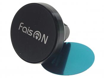 253 р. Держатель телефона на дефлектор магнитный FAISON FAISON bh8 black  с доставкой в г. Керчь. Увеличить фотографию 1