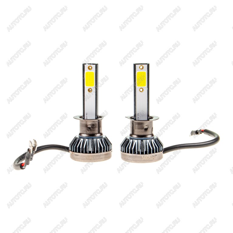 619 р. Лампа светодиодная 1224V H1 18W с радиатором (2шт.) LED 2 COB MisMINI MISTAR mis-mini-h1  с доставкой в г. Керчь