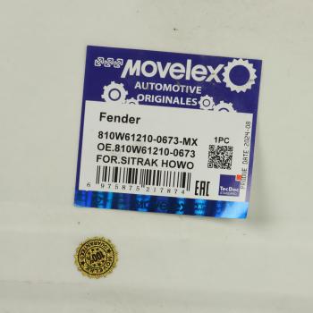 7 099 р. Подкрылок SITRAK HOWO T5G кабины задний левый MOVELEX MOVELEX 810w612100673-mx  с доставкой в г. Керчь. Увеличить фотографию 10