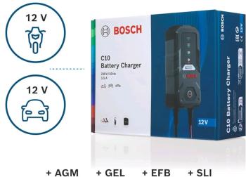 7 749 р. Устройство зарядное 12V 3.5A 120Ач 220V С10 BOSCH BOSCH 0189911010  с доставкой в г. Керчь. Увеличить фотографию 2