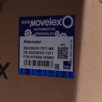 14 499 р. Генератор SITRAK дв.MC11 (80A) MOVELEX MOVELEX 202v261017271-mx  с доставкой в г. Керчь. Увеличить фотографию 5
