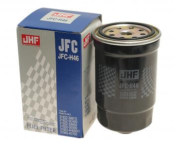 1 339 р. Фильтр топливный HYUNDAI HD65,78,County дв.D4DD ЕВРО-3 (под датчик) (JFC-H46) JHF JHF 31945-45700  с доставкой в г. Керчь. Увеличить фотографию 1