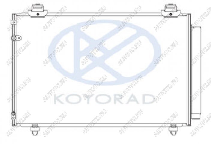 4 899 р. COROLLA VERSO 04- КОНДЕНСАТОР КОНДИЦ (KOYO) BodyParts tycve04-930  с доставкой в г. Керчь