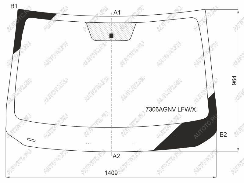 7 299 р. Стекло лобовое RENAULT DUSTER 21- XYG 7306AGNV LFW/X  с доставкой в г. Керчь