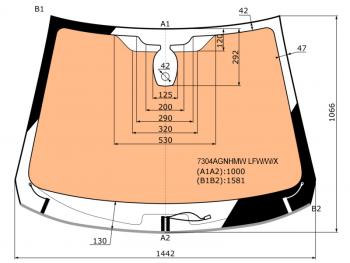 21 999 р. Стекло лобовое (Обогрев полный Датчик дождя Молдинг) Renault Kaptur 16-20 XYG 7304AGNHMW LFW/W/X  с доставкой в г. Керчь. Увеличить фотографию 1
