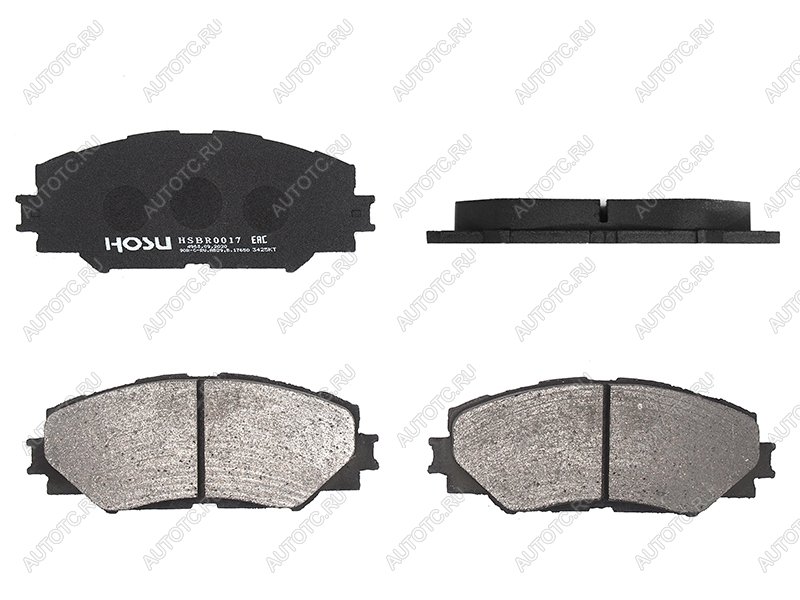 1 199 р. Колодки тормозные перед TOYOTA PREMIOALLION 05-12RAV 4 05-COROLLA 06-13 HOSU HSBR0017  с доставкой в г. Керчь