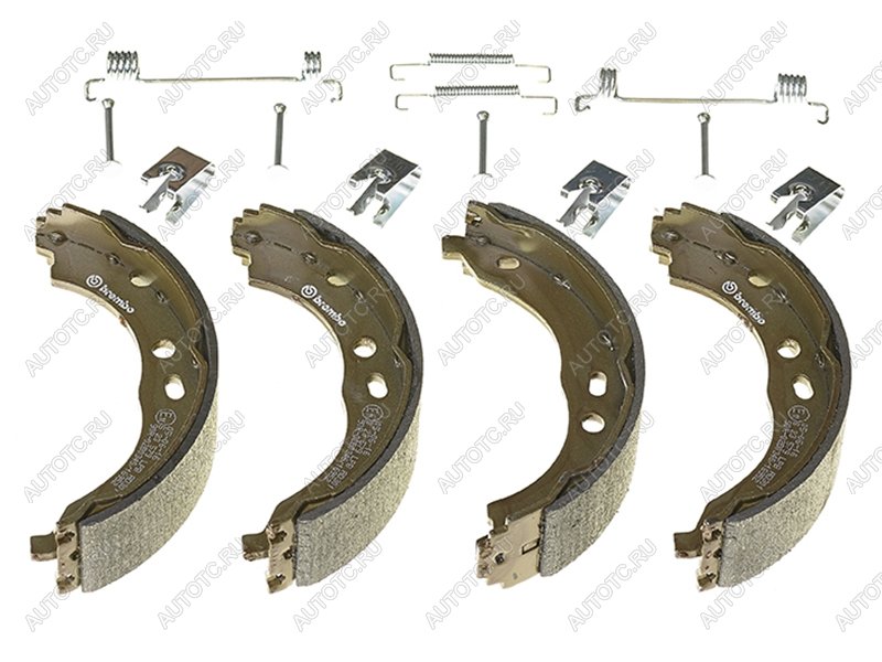 4 099 р. Колодки ручного тормоза FIAT DUCATO 06-PEUGEOT BOXER 06-CITROEN JUMPER III 06- BREMBO S23579  с доставкой в г. Керчь