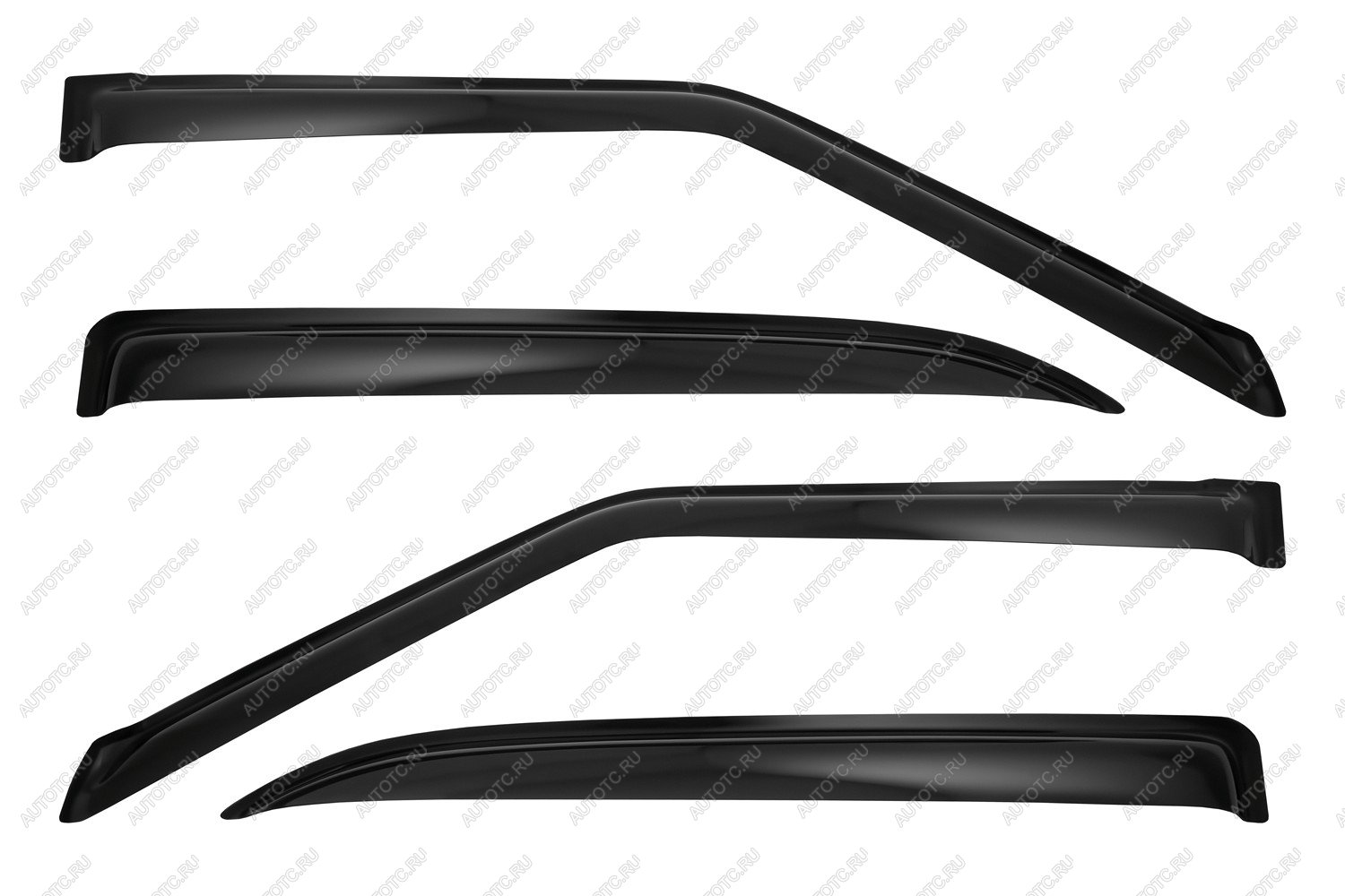5 399 р. Дефлектор боковых окон Nissan Patrol, 2010-Infiniti QX56, 2010-2013QX80 2013-, 6ч., темный  Ниссан Патрол SIM nld.snipatr10326  с доставкой в г. Керчь