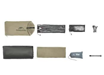 18 389 р. Палатка Naturehike Cloud Up Pro Si 2-местная, алюминиевый каркас, хаки  cnk2350ws020-s2  с доставкой в г. Керчь. Увеличить фотографию 6