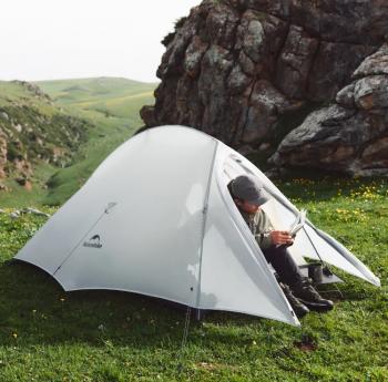 24 569 р. Палатка Naturehike Cloud Up tents UL Si 2-местная, алюминиевый каркас, серая  cnk2450ws017-g2  с доставкой в г. Керчь. Увеличить фотографию 4