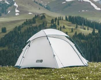 35 729 р. Палатка Naturehike Jims Gear Si 2-местная, алюминиевый каркас, сверхлегкая, белая  cnk2350ws011-sw2  с доставкой в г. Керчь. Увеличить фотографию 2