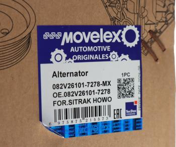 16 449 р. Генератор SITRAK HOWO MOVELEX MOVELEX 082v261017278-mx  с доставкой в г. Керчь. Увеличить фотографию 6