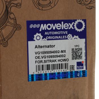 12 449 р. Генератор SITRAK HOWO (70A) MOVELEX MOVELEX vg1095094002-mx  с доставкой в г. Керчь. Увеличить фотографию 6