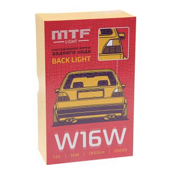 2 599 р. Лампа светодиодная 12V W16W W2.1x9.5d бокс (1шт.) MTF MTF rl10w16w  с доставкой в г. Керчь. Увеличить фотографию 3