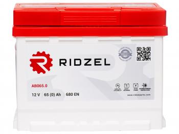 7 849 р. Аккумулятор RIDZEL 65Ач обратная полярность RIDZEL 6ст65(0) ab065.0  с доставкой в г. Керчь. Увеличить фотографию 1