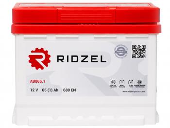 7 849 р. Аккумулятор RIDZEL 65Ач RIDZEL 6ст65(1) ab065.1  с доставкой в г. Керчь. Увеличить фотографию 1