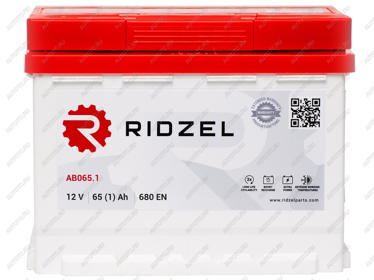 7 849 р. Аккумулятор RIDZEL 65Ач RIDZEL 6ст65(1) ab065.1  с доставкой в г. Керчь
