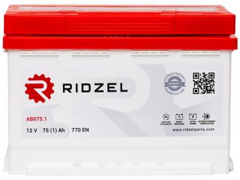 9 299 р. Аккумулятор RIDZEL 75Ач RIDZEL 6ст75(1) ab075.1  с доставкой в г. Керчь. Увеличить фотографию 1