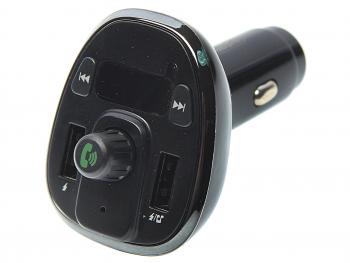 1 169 р. Устройство зарядное в прикуриватель с трансмиттером (bluetooth,hands free) черное XO XO bcc05 black  с доставкой в г. Керчь. Увеличить фотографию 1