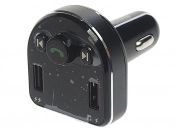 1 379 р. Устройство зарядное в прикуриватель с трансмиттером (bluetooth,hands free) черное XO XO bcc01 black  с доставкой в г. Керчь. Увеличить фотографию 1
