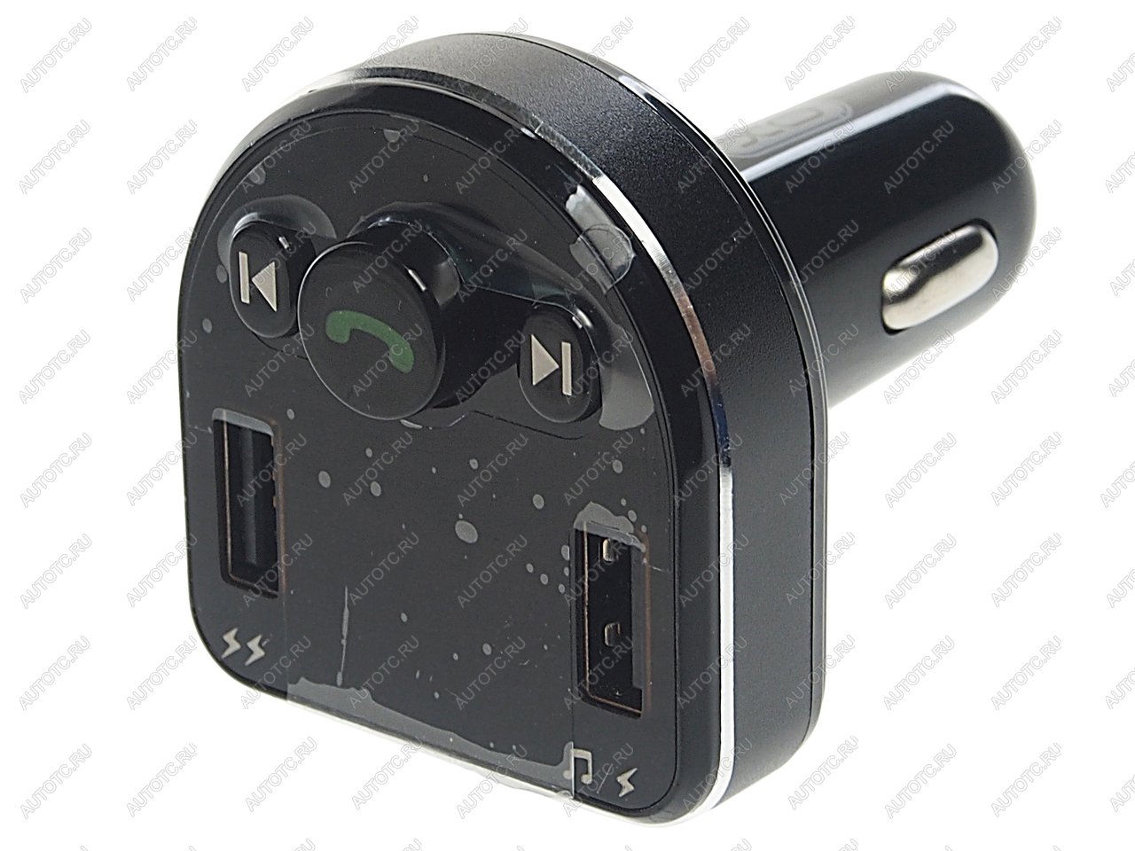 1 379 р. Устройство зарядное в прикуриватель с трансмиттером (bluetooth,hands free) черное XO XO bcc01 black  с доставкой в г. Керчь