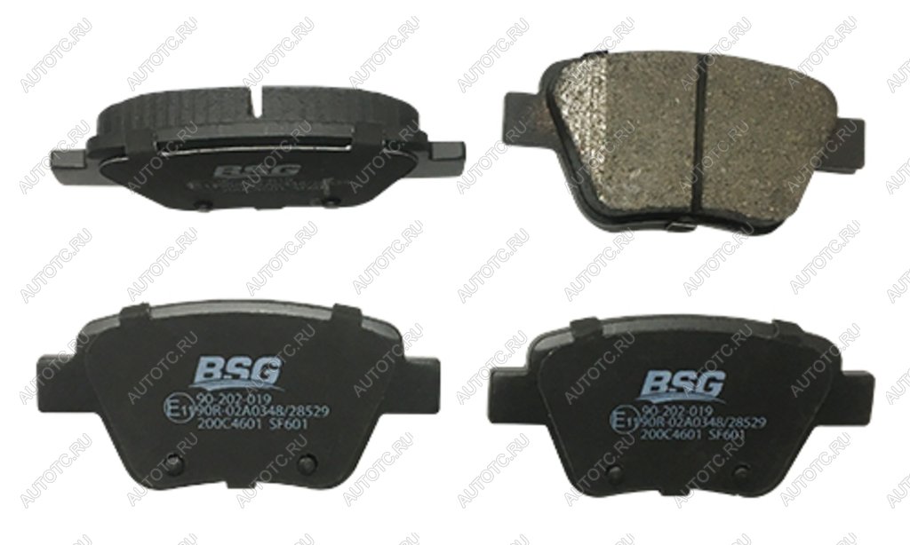 1 199 р. Колодки тормозные VW Caddy (15-) задние (4шт.) BSG BSG bsg90200033 BSG bsg90200033  с доставкой в г. Керчь