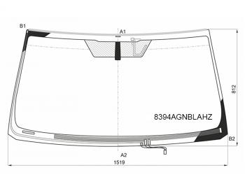 8 199 р. Стекло лобовое (Обогрев щеток Антенна Молдинг) Toyota Land Cruiser Prado (J150) 09-17 FUYAO 8394AGNBLAHZ  с доставкой в г. Керчь. Увеличить фотографию 1