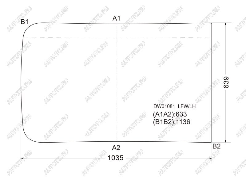 4 649 р. Стекло лобовое Mack Ch 89-09 XYG DW01081 LFW/LH  с доставкой в г. Керчь