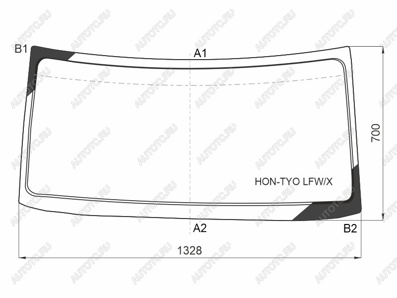 10 649 р. Стекло лобовое Honda N-BOX 11-15 XYG HON-TYO LFW/X  с доставкой в г. Керчь