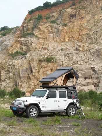 231 159 р. Палатка на крышу автомобиля Wild Land Bush Cruiser 140 V2 Pro, с лестницей  900006-0002-0004.set  с доставкой в г. Керчь. Увеличить фотографию 14