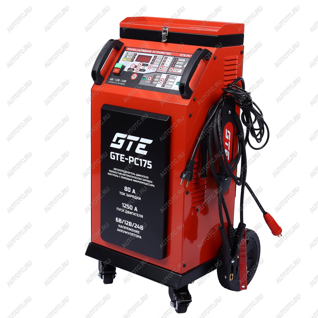 51 999 р. Устройство пуско-зарядное 12-24V80-750Ач1250А передвижное GTE GTE gte-pc175  с доставкой в г. Керчь