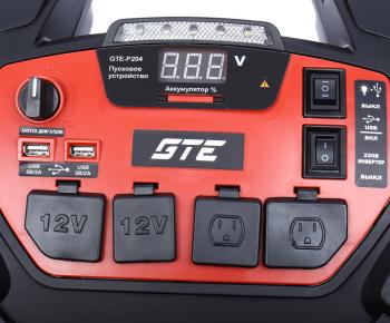 23 799 р. Устройство пусковое 12-15V 1250А 18000мАч (power bank) инвертор с компрессором GTE GTE gte-p204  с доставкой в г. Керчь. Увеличить фотографию 3