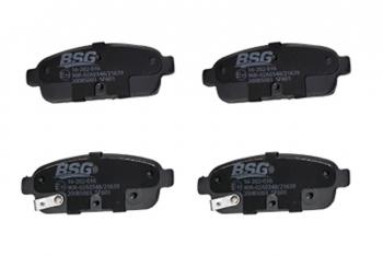 1 349 р. Колодки тормозные CHEVROLET Cruze (09-),Orlando (10-) задние (4шт.) BSG BSG bsg65200019  с доставкой в г. Керчь. Увеличить фотографию 1