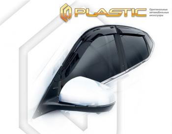 2 099 р.  Дефлектора окон CA-Plastic Oshan X7 (2019-2022) (серия Classic полупрозрачный, без хром. молдинга)  с доставкой в г. Керчь. Увеличить фотографию 2