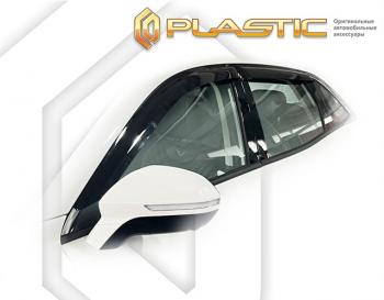 2 079 р. Дефлектора окон CA-Plastic Kaiyi X3 Pro (2023-2025) (серия Classic полупрозрачный, без хром. молдинга )  с доставкой в г. Керчь. Увеличить фотографию 2