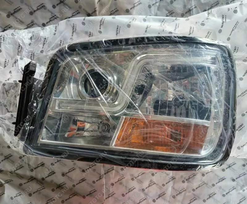 23 919 р. Фара самосвал LED левая SHACMAN X3000 WAYTEKO PREMIUM (!!!УЦЕНКА: возможен нетоварный вид!!!) WAYTEKO PREMIUM dz96189722010  с доставкой в г. Керчь