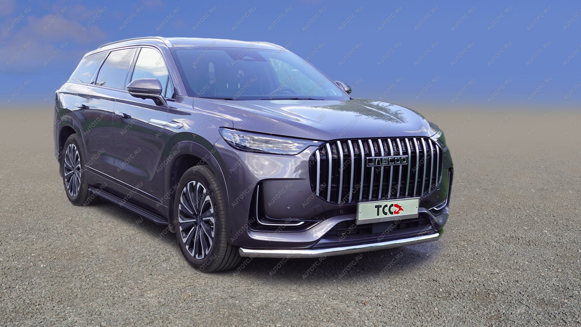 23 499 р. Защита передняя нижняя d60.3мм ТСС Тюнинг  JAECOO J8 (2024-2025) (нержавейка)  с доставкой в г. Керчь