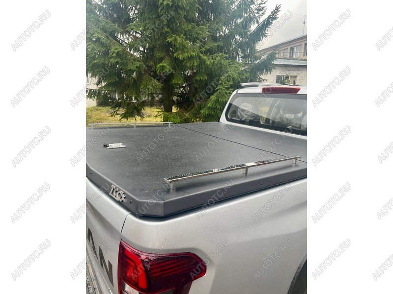 13 299 р. Рейлинг длинный на крышку кузова (комплект Premium)(3.0 D) ТСС Тюнинг  Isuzu D-Max  RG (2020-2023) DoubleCab (нержавеющая сталь)  с доставкой в г. Керчь