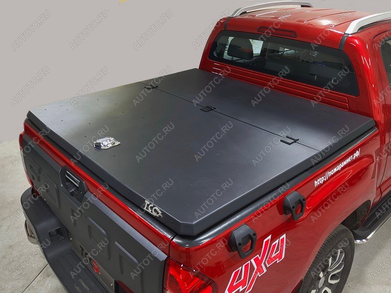82 999 р. Крышка кузова Premium ТСС Тюнинг  Foton Tunland G7 (2022-2025) Double Cab (алюминий Black)  с доставкой в г. Керчь