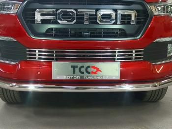 11 649 р.  ТСС Тюнинг FOTONTunland G7 2.0 Diesel АКПП 4WD 2024 - Решетка радиатора 12 мм  fottung72421  с доставкой в г. Керчь. Увеличить фотографию 1