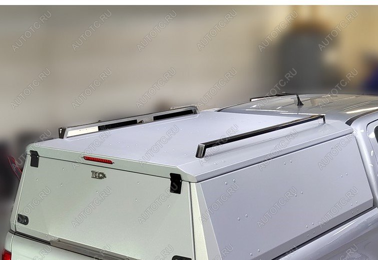 19 999 р. Рейлинг на крышу кунга (комплект Premium) ТСС Тюнинг JAC T6 пикап (2018-2024) (нержавеющая сталь)  с доставкой в г. Керчь