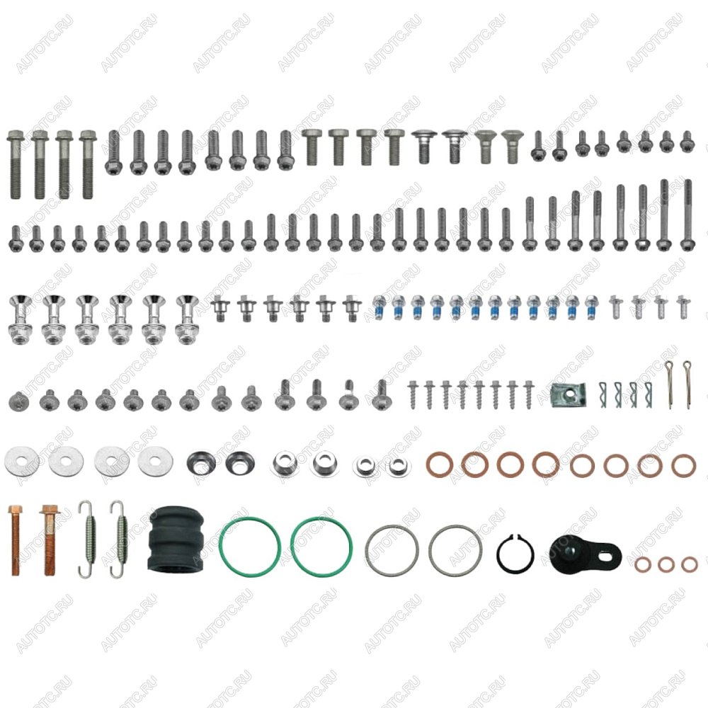 4 749 р. Комплект крепежа ACCEL KTM SX250 02-23, EXC250 02-23, EXC300 04-16, EXC200 02-16  bkp-501  с доставкой в г. Керчь