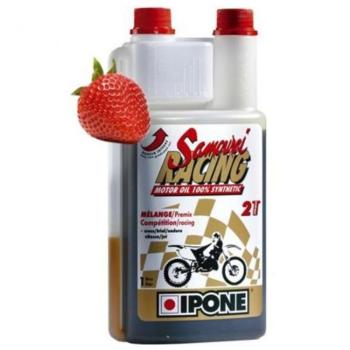 2 199 р. Масло Ipone SAMOURAI RACING 2T Клубничный 1л.  пм-00018362  с доставкой в г. Керчь. Увеличить фотографию 1