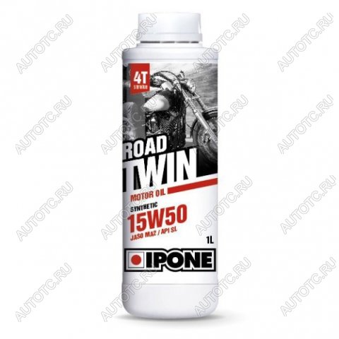 4 299 р. Масло Ipone ROAD TWIN 15W50 4л.  пм-00019302  с доставкой в г. Керчь