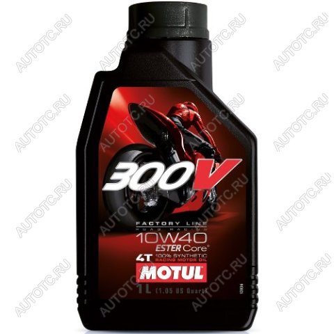 2 699 р. Масло Motul 300V 4T FL ROAD RACING 10W-40 1л.  пм-00005738  с доставкой в г. Керчь