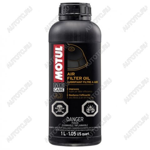 1 699 р. Смазка воздушного фильтра Motul A3 Air Filter Oil 1л.  пм-00018359  с доставкой в г. Керчь