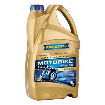 7 999 р. Моторное масло RAVENOL Motobike 4-T Ester 10W-40 (4л)  1172112-004-01-999  с доставкой в г. Керчь. Увеличить фотографию 1